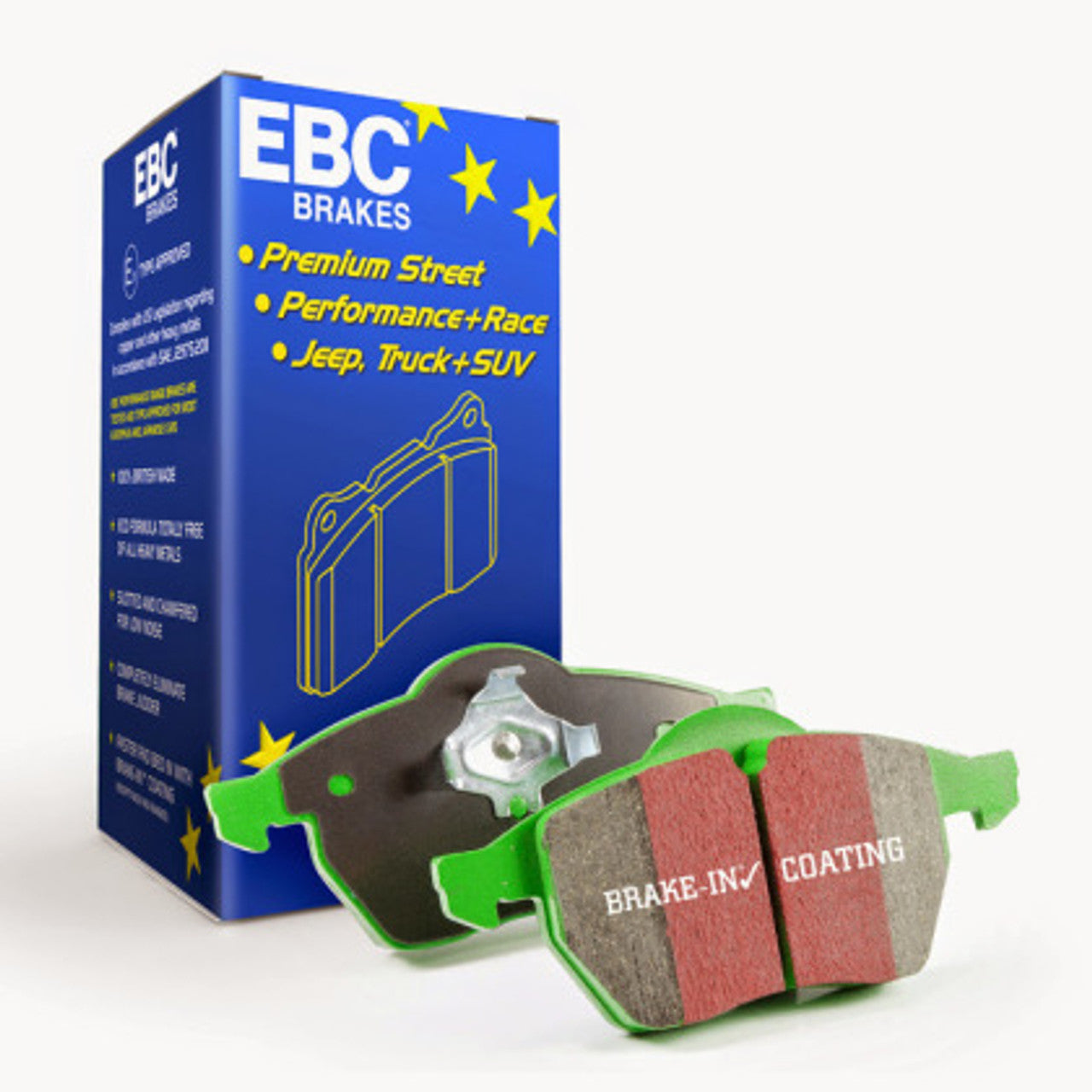 EBC Brakes Greenstuff Street sport Front Disc Brake Pad Set FMSI D409 Front
