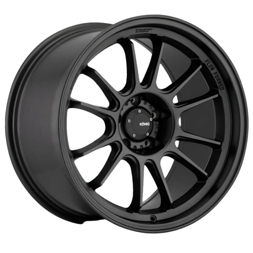 König Hypergram Matte Black (Set of 4)