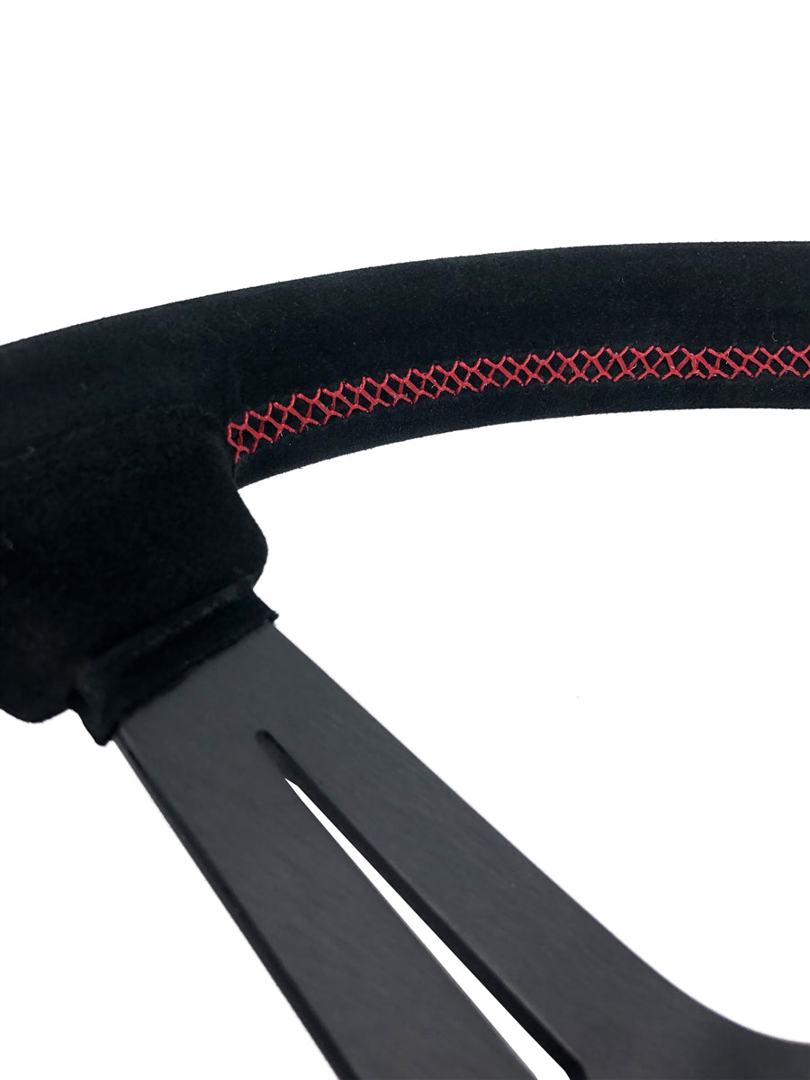 P2M COMPETITION STEERING WHEEL : 340MM DEEP CORN SUEDE