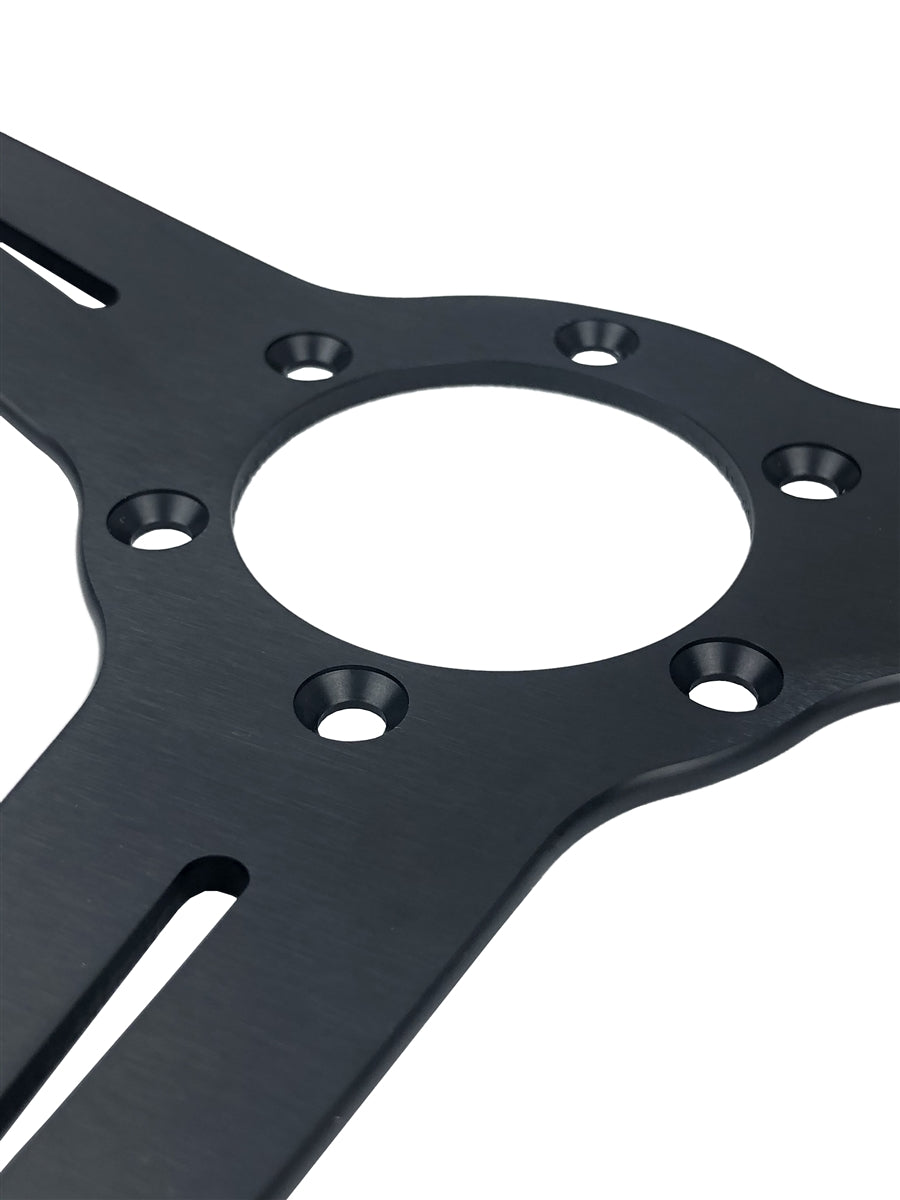 P2M COMPETITION STEERING WHEEL : 340MM DEEP CORN SUEDE