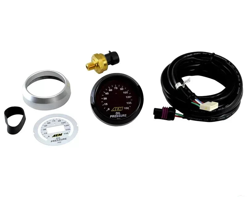 AEM Digital Oil Pressure Gauge 0~150PSI Universal