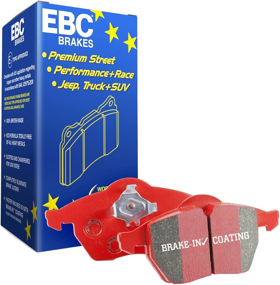 EBC Brakes Redstuff Premium Street Front Disc Brake Pad Set FMSI D409 Front