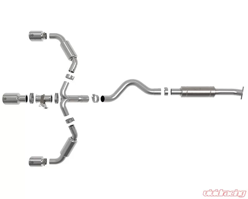 aFe Gemini XV 3"-2-1/2" 304 Stainless Steel Cat-Back Exhaust System w/ Polished or Black Tips or  Toyota GR Corolla L3 1.6L 2022+