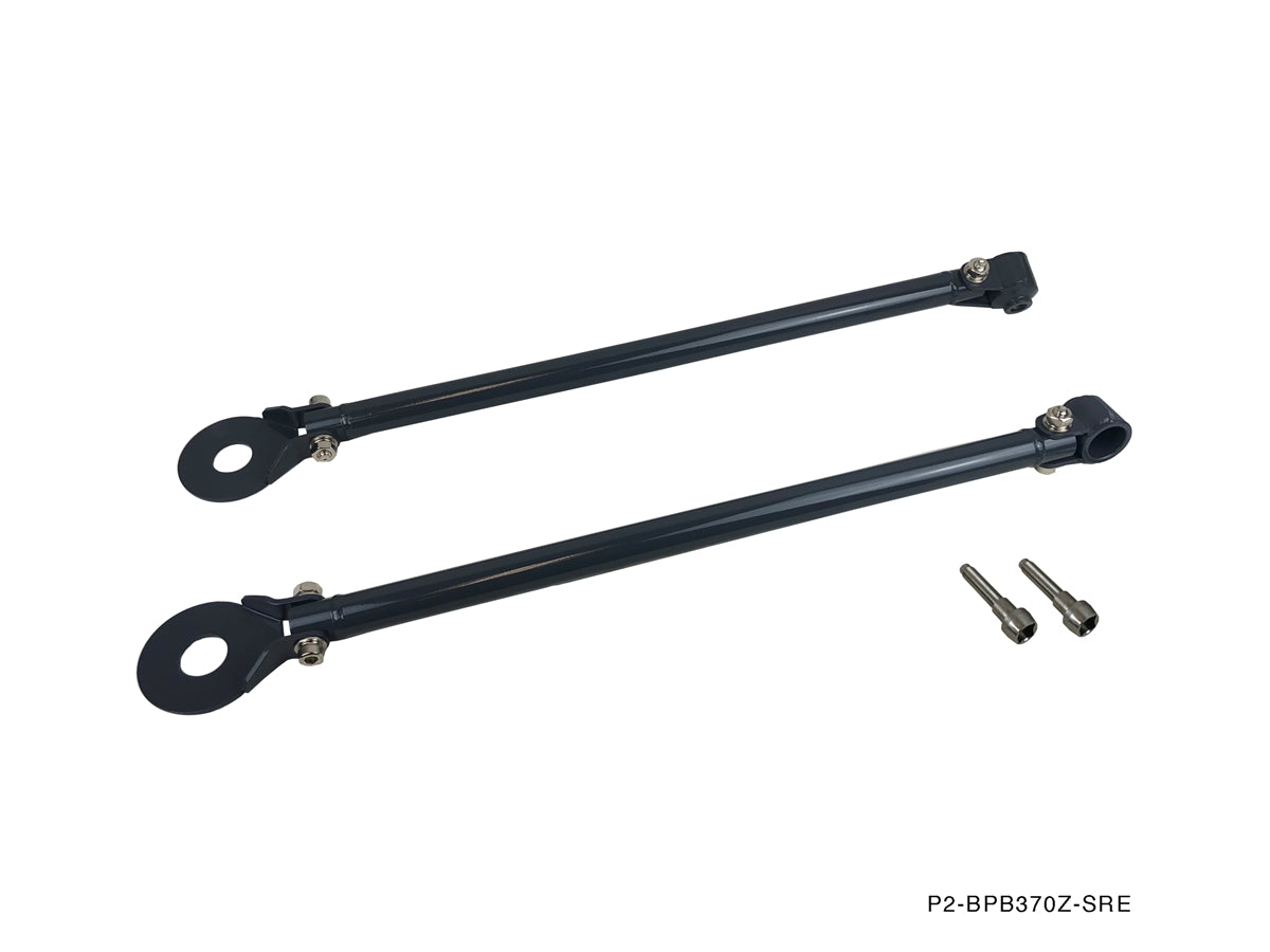 P2M NISSAN Z34 370Z B-PILLAR ADD ON BRACE (2PCS LINK)