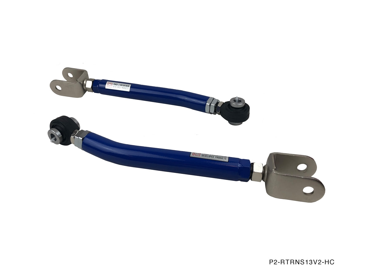 P2M NISSAN S13 REAR TOE RODS [EXTREME DROP VERSION]