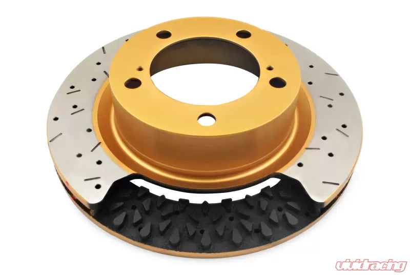 DBA Front Cross Drilled & Slotted 4000 XS HD Series Rotor Subaru STi 04-16