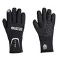 Sparco CRW Black Neoprene Karting Gloves