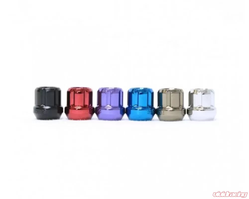 Muteki 12x1.25 Chrome Titanium Open End Lug Nuts