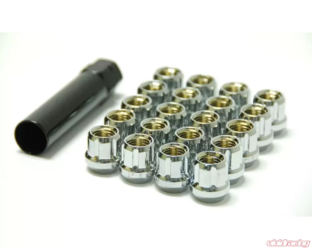 Muteki 12x1.25 Chrome Titanium Open End Lug Nuts