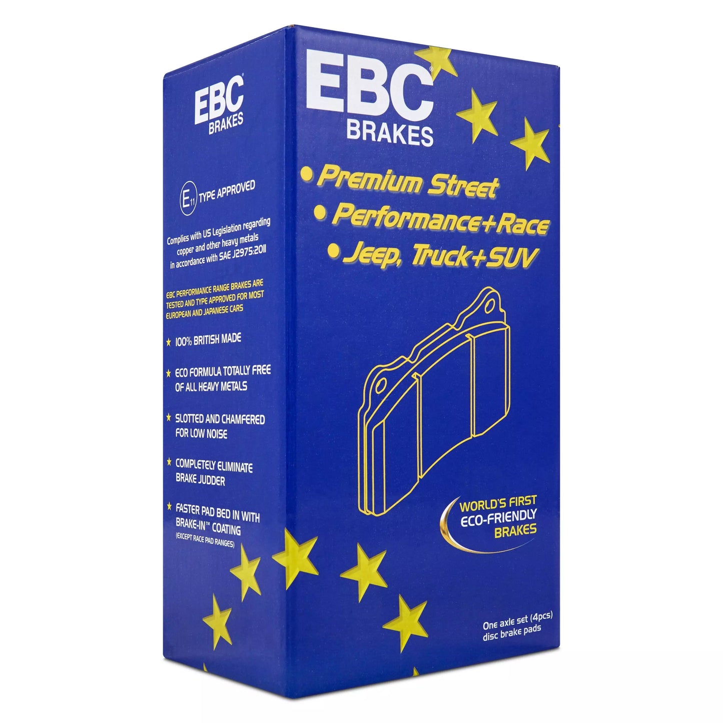 DP41758R - EBC Yellowstuff Brake Pads Rear